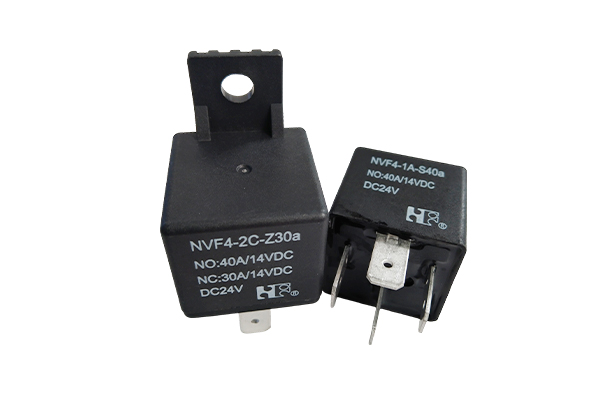 How does the automotive PCB relay achieve instantaneous switching action?